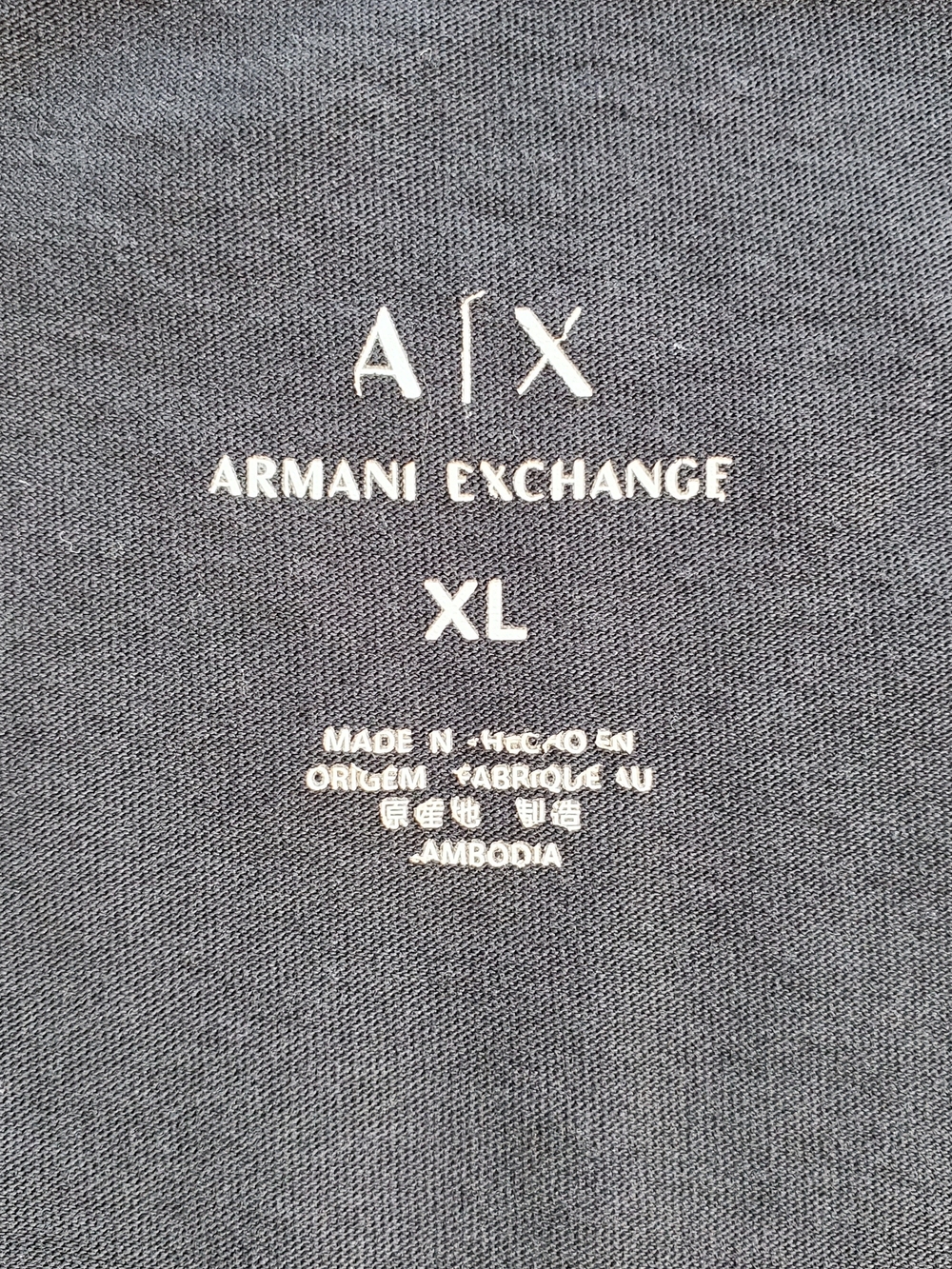 Armani Exchange Women's T-shirt, Black (Size XL) - Picture 4 of 8